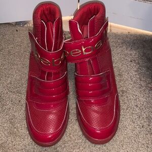 Bebe high top shoes